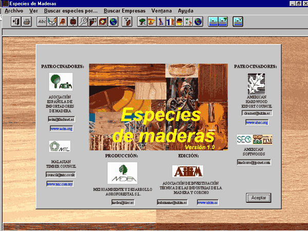 Especies de madera